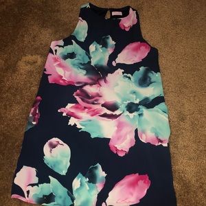 Floral above the knee dress